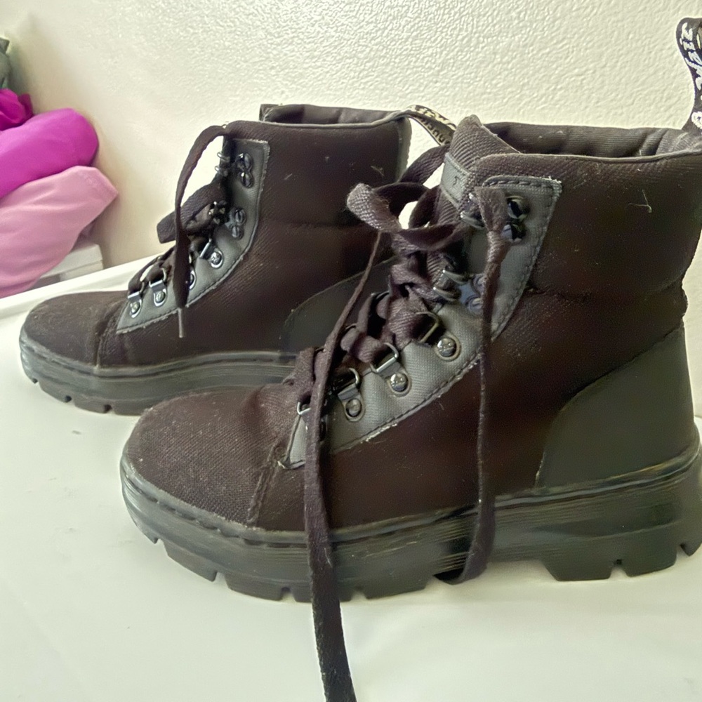 Dr. Martens Black Lace Up Boots